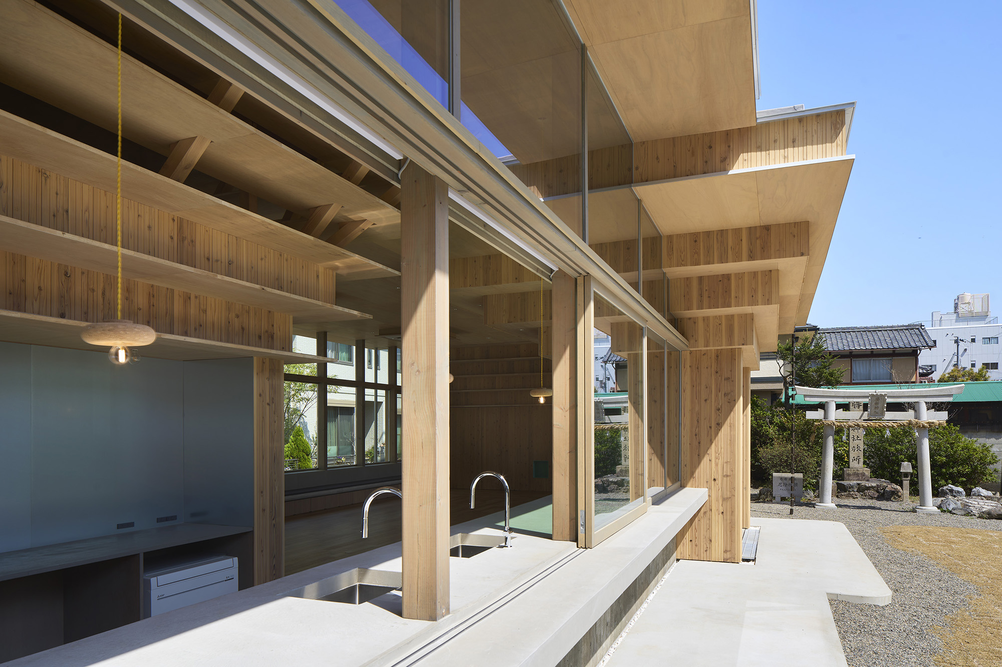 OHArchitecture 日本滋賀縣守山市 梅田町自治会館 社區活動中心